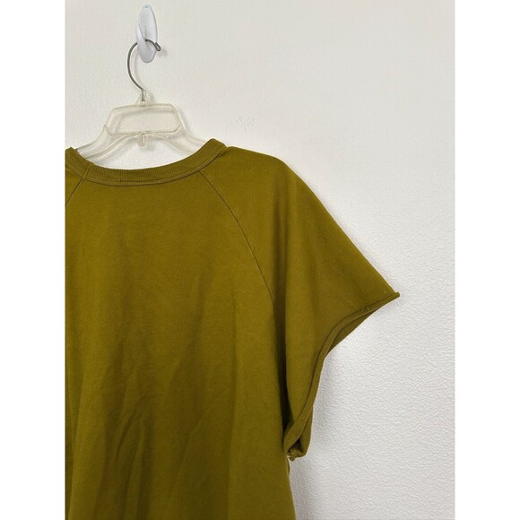 Big Bud Press Cropped Sweatshirt Crewneck Moss Green Fleece Heavy Unisex 2X XXL - Picture 7 of 7